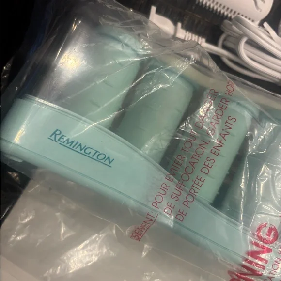 Remington Quick Curl Setter Jumbo Rollers and Clips Open Box New Vintage - Picture 5 of 10